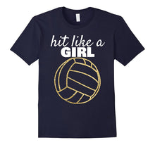 Hit Like a Girl Women's Volleyball Sports T-Shirt