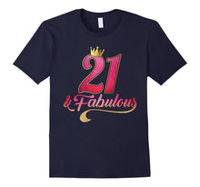 21st Birthday Queen Fabulous 21 Years Old T-Shirt