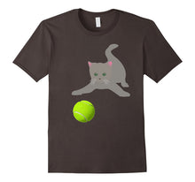 Little Kitten Playing With a Tennis Ball Tshirt Kitty Cat