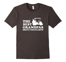 Mens the Best Grandpas Drive Golfcarts Funny Golf T-Shirt