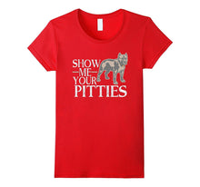Funny Pug Dog Pitbull Show Me Your Pitties Tee T Shirt