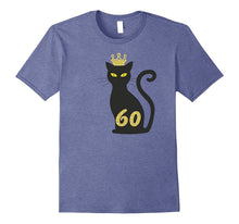 Black Cat 60th Birthday Gift for Ladies T-Shirt