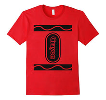 5 Colors Crayon Box Group Costume Halloween T-Shirt