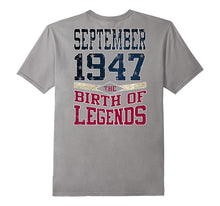 1947 September the Birth of Legends 70 Years Old Backside