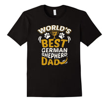 Mens World's Best German Shepherd Dad Graphic T-Shirt
