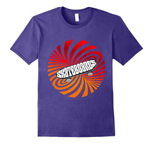 Skateboard Retro Illusion Red 70th Disco Skater LOL T-Shirt
