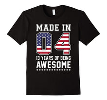 13th Birthday Gift T-Shirt Made in 04 Cute 13 Yrs Old Gift
