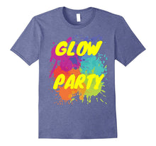 Glow Party Birthday Shirt With Splatters