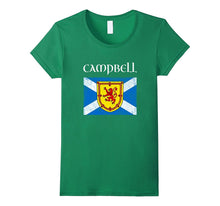 Campbell Scottish Clan T Shirt Coat Arms Lion Flag