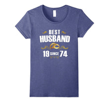 Best Husband Since 1974 T-Shirt 43rd Anniversary Gift Tee