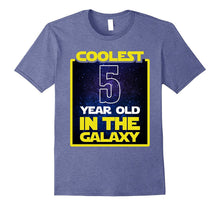Coolest 5 Years Old in the Galaxy Funny 5th Birthday Shirt