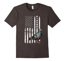 America Flag Pigeon USA Dove Bird Wings Columbidae T-Shirt