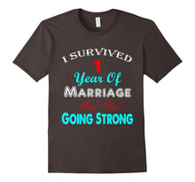 1st Wedding Anniversary Tshirt Marriage Husband Wife Couple
