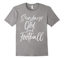 Sundays Are for God and Football Vintage Christian Tee Shirt