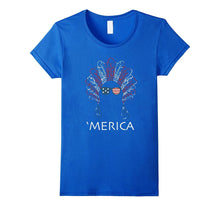 'Merica Native American Hipster Flag Glasses T-Shirt