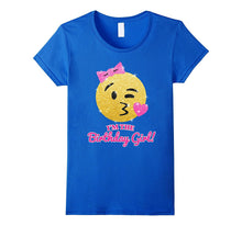 Cute Birthday Cartoon Kiss Face Shirt I'm the Birthday Girl