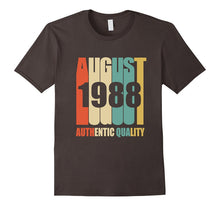 Retro August 1988 T-Shirt 29 Yrs Old Bday 29th Birthday Tee
