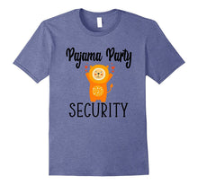Pajama Party Security Lion Fun T Shirt