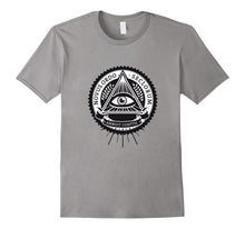 Illuminati All Seeing Eye Pyramid Symbol Nerd T-Shirt