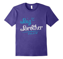 Birthday T-Shirt Big Brother Est.2017 Funny Christmas Gift