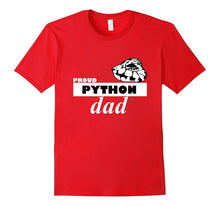 Proud Python Dad Snake Reptile T-Shirt