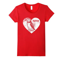 Love Heart Puffins Shirt Cute Puffin Iceland Lover Gift Tee