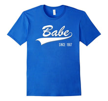 30th Anniversary Gifts Babe 1987 Couple Wedding Tshirt