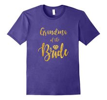 GRANDMA OF THE BRIDE T Shirt Gold