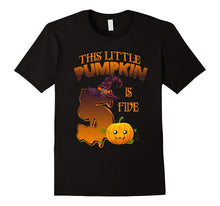 5 Years Old 5th Birthday Tshirt - Halloween Little Pumpkin