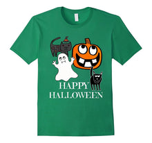 Happy Halloween Shirt - Halloween Ghost, Cat, Pumpkin Shirt