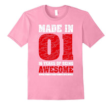 16th Birthday Gift T-Shirts Made in 01 Cute 16 Years Old Gif