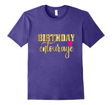 Birthday Entourage Shirt Gift Girly Gold Pink Heart Bestie