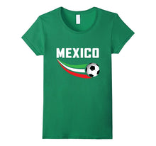Mexico Flag Soccer Ball Sports Apparel TriColor Gift T-Shirt