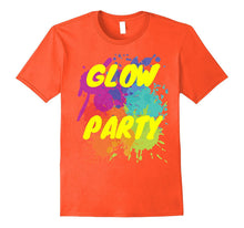 Glow Party Birthday Shirt With Splatters