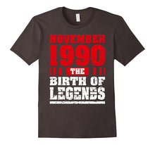 27 Years Old 27th Birthday Gift Born 1990 November Tee Shirt