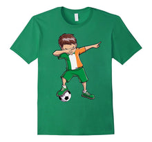 Soccer Boy Dabbing T Shirt Ireland Irish Football Boys Gifts