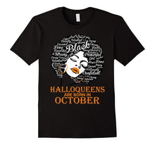 Halloqueens Are Born in October Shirt - Halloween Shirt