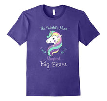 Cute Magical Unicorn Big Sister Gifts Shirt