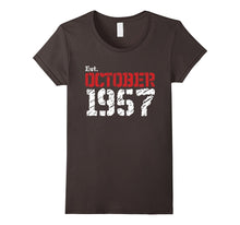 Est October 1957 Shirt 60th Birthday Gifts TShirt