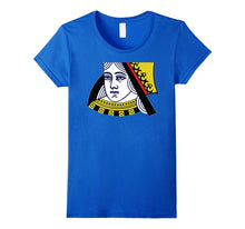 Queen of Hearts Tshirt Face Cards Playing Cards Clothing