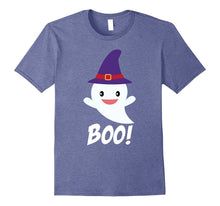 Cute Ghost Little Witch Boo Pumpkin Halloween Funny T-Shirt