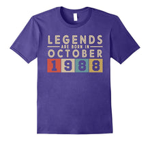 Legends Born in OCT OCTOBER 1988 Birthday Gift 29 Years Old