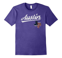 Retro Austin Texas USA Flag T-Shirt