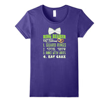 Ring Bearer Responsibilities Duties Shirt Cute Wedding Gift