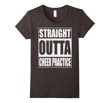 Straight Outta Cheer Practice T-Shirt Funny Cheerleading Tee