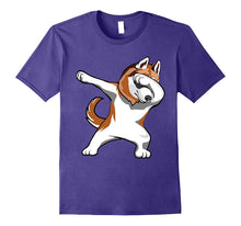 Dabbing Husky Huskies Dog Pup Fun T-Shirt