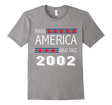 Retro Vintage 15th Birthday MAKING AMERICA GREAT SINCE 2002