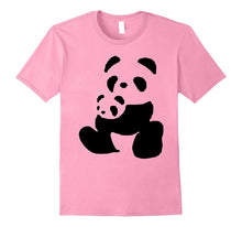 Jersey Tees Mama, Papa, Cub Bear T-Shirt (Cute Panda)