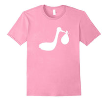 Stork Baby Emoji Shirt for Expecting Parent Mom Dad New Born