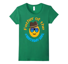 Father of the Birthday Girl Emoji T-Shirt Gift Dad Party